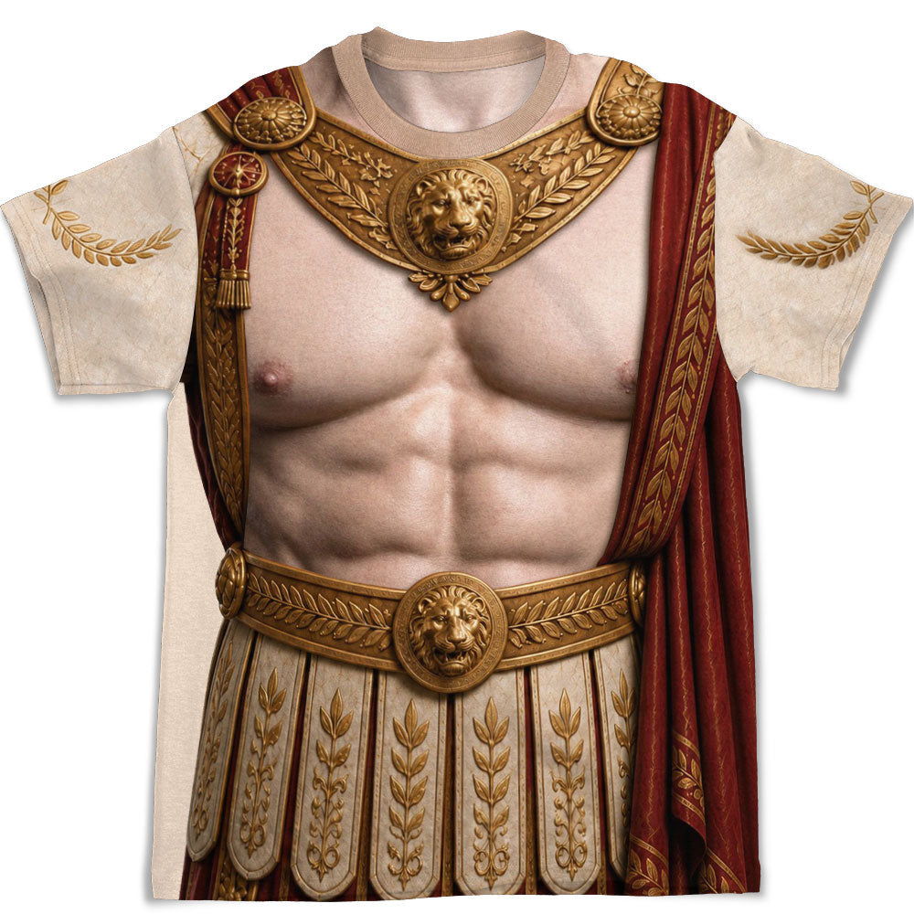 Custom Christmas Anniversary Keepsake Gifts For Husband • Roman God - Personalized All-over-print T-shirt