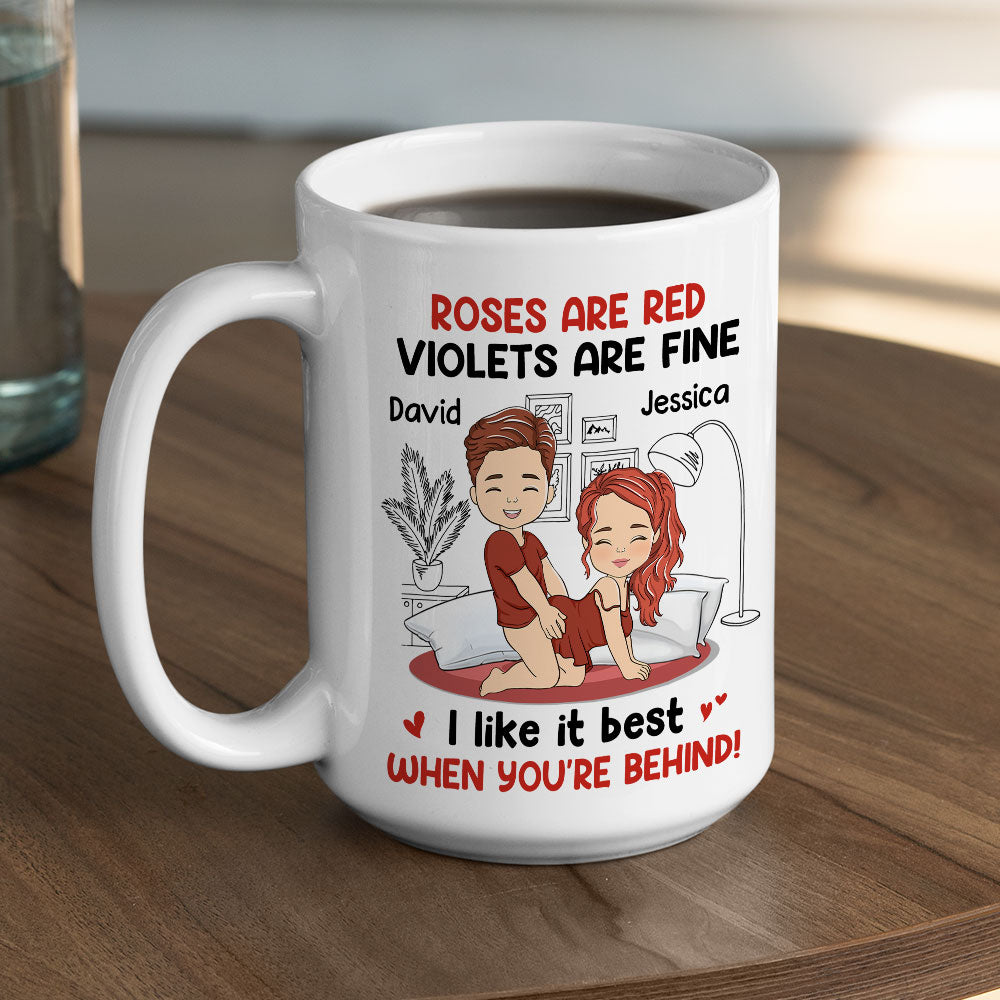 Custom Anniversary Keepsake Gifts For Couple • My Love For You Reaches Beyond Measure - Personalized Coffee Mug