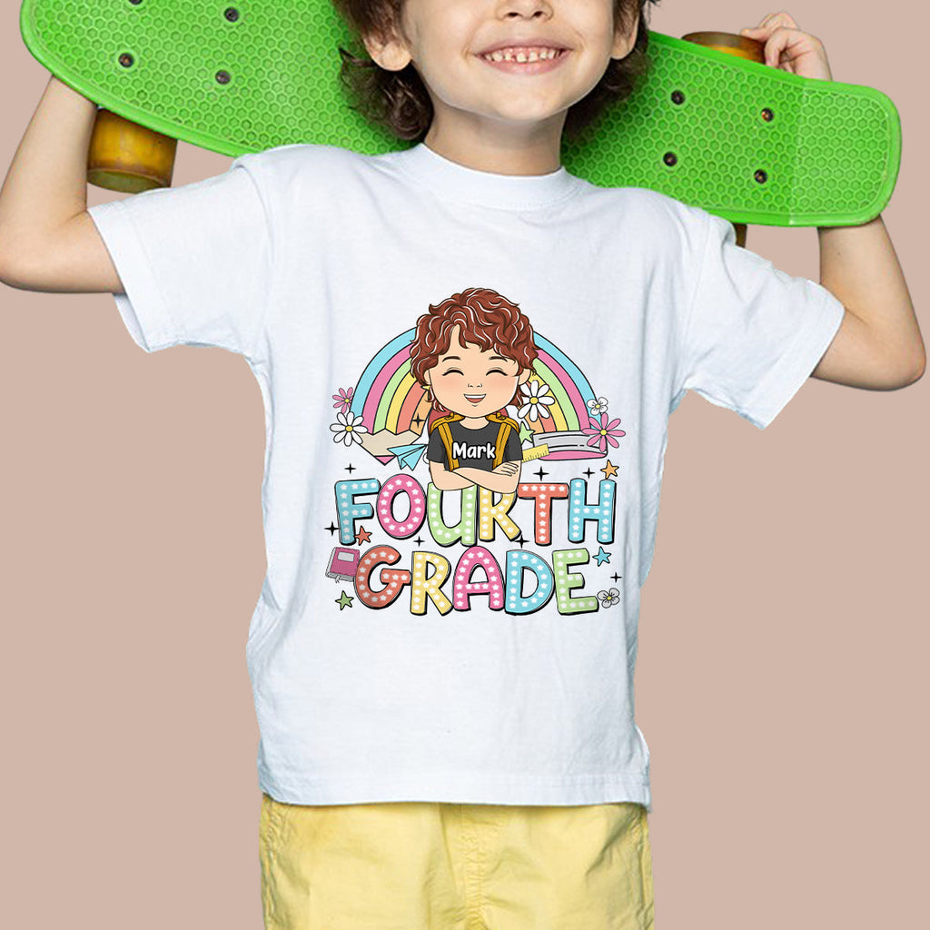 Custom Christmas & Birthday Keepsake Gift • School Level Unlocked - Personalized Youth T-shirt