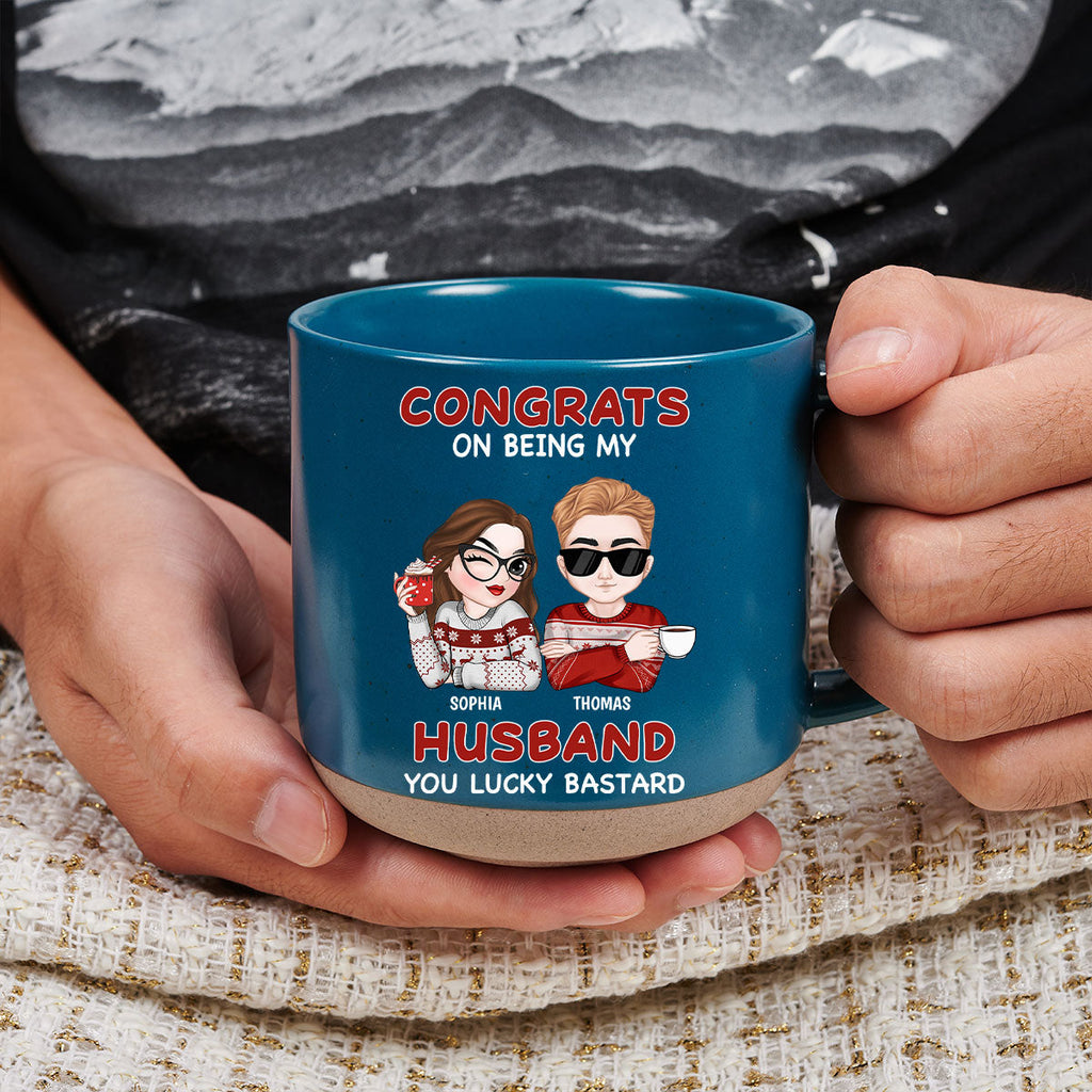 Custom Anniversary Keepsake Gifts For Couple • Love You Then - Personalized Pottery Mug