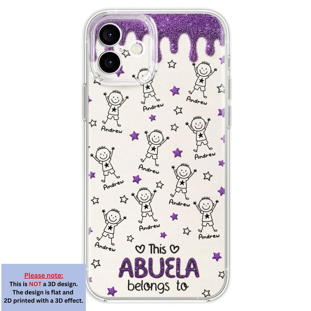 Handmade By Grandma - Personalized 3D Inflated Effect Phone Case