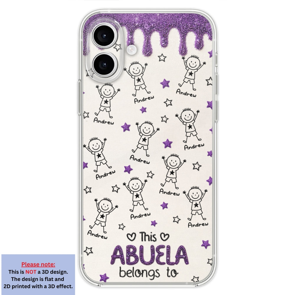 Handmade By Grandma - Personalized 3D Inflated Effect Phone Case