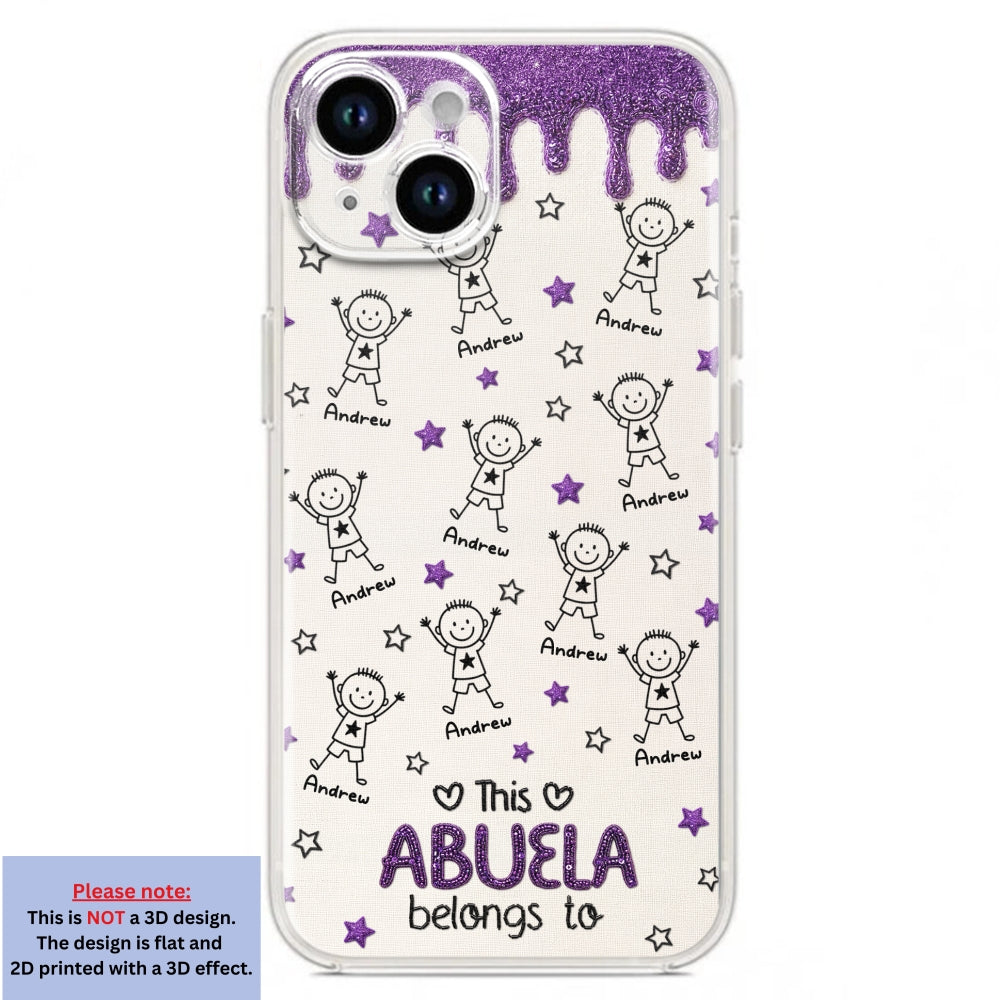 Handmade By Grandma - Personalized 3D Inflated Effect Phone Case