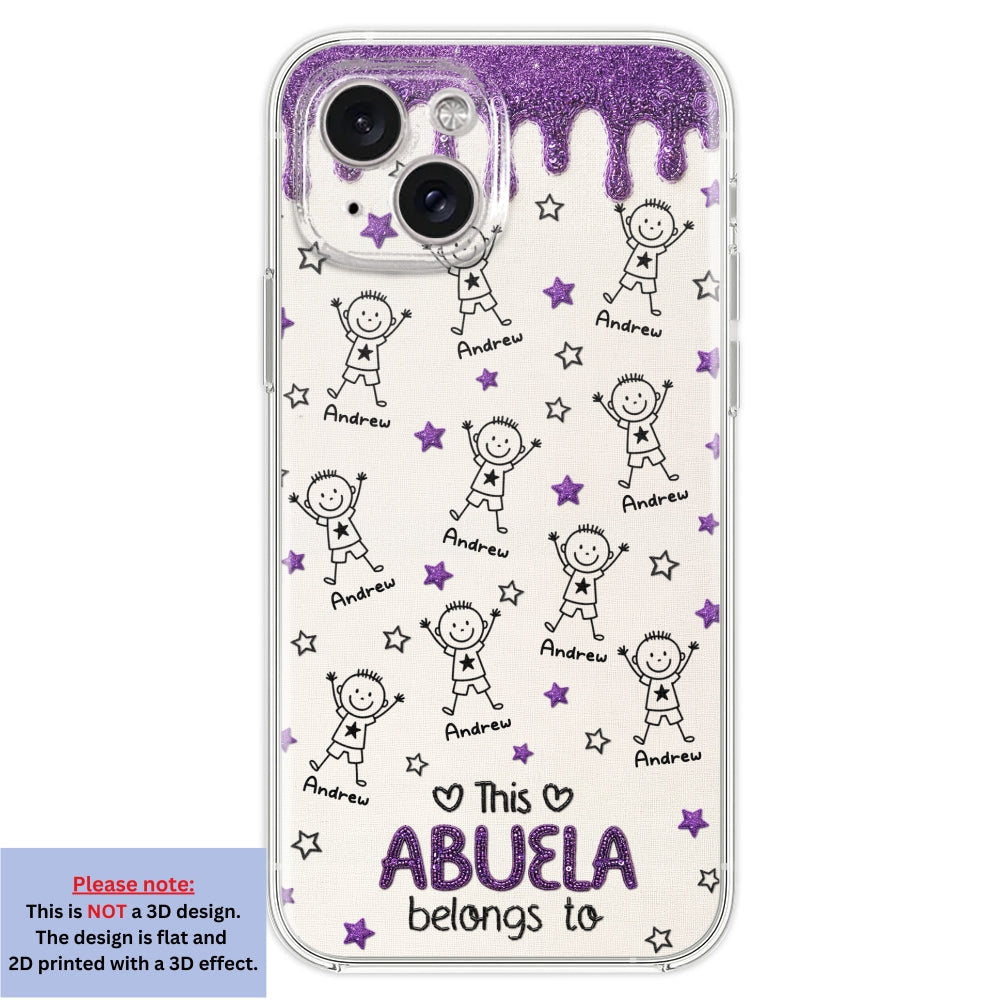 Handmade By Grandma - Personalized 3D Inflated Effect Phone Case