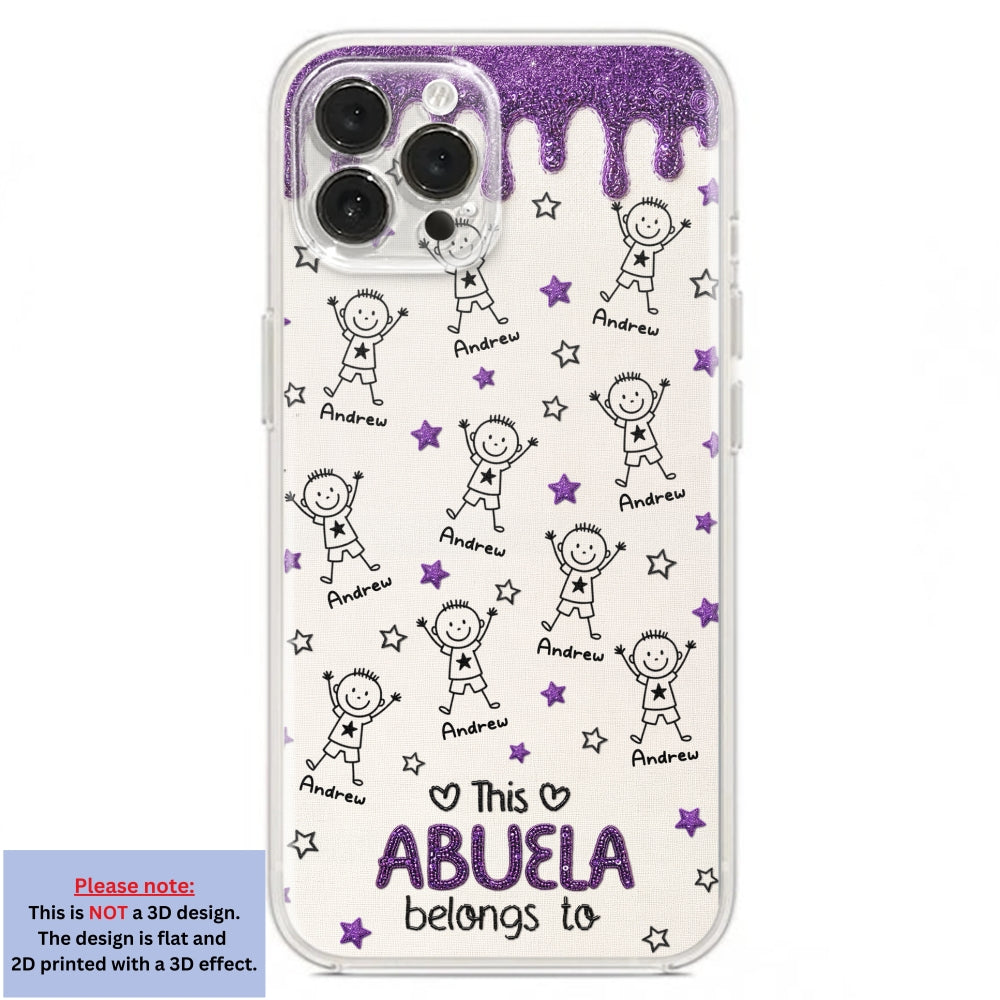 Handmade By Grandma - Personalized 3D Inflated Effect Phone Case