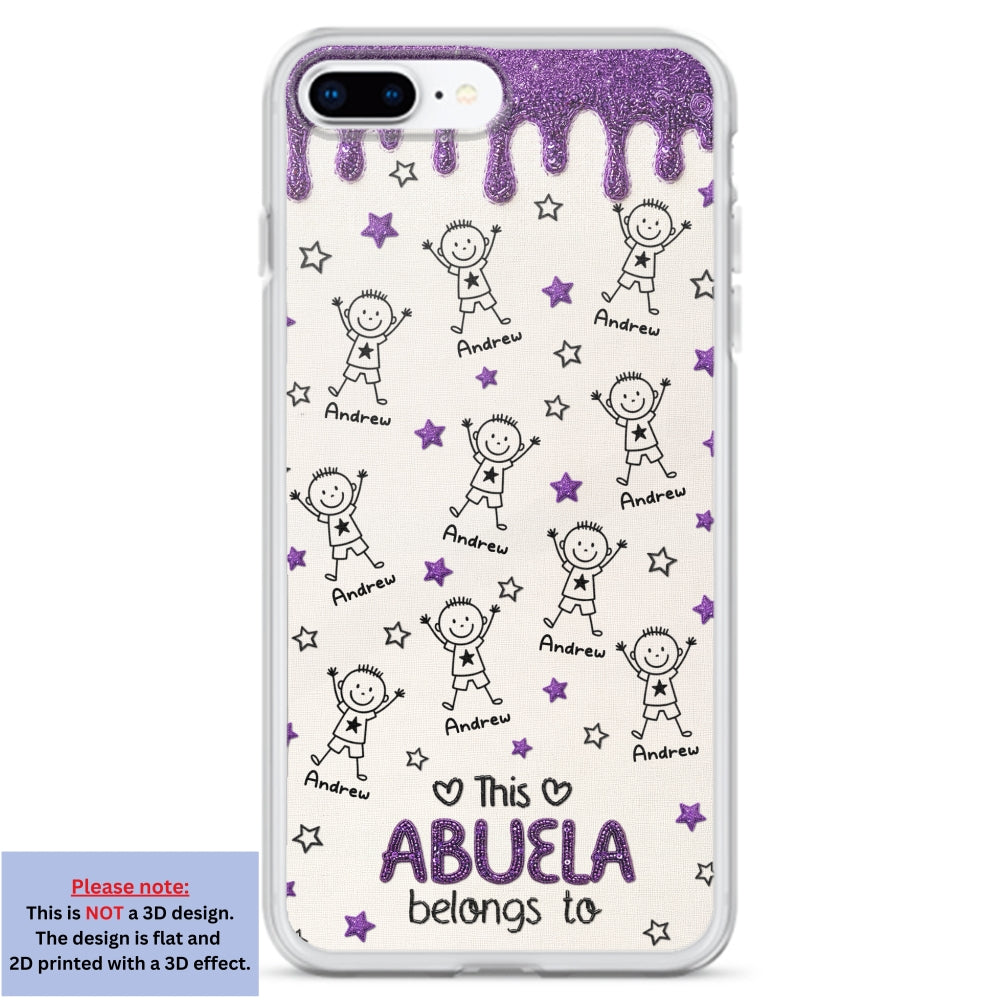 Handmade By Grandma - Personalized 3D Inflated Effect Phone Case