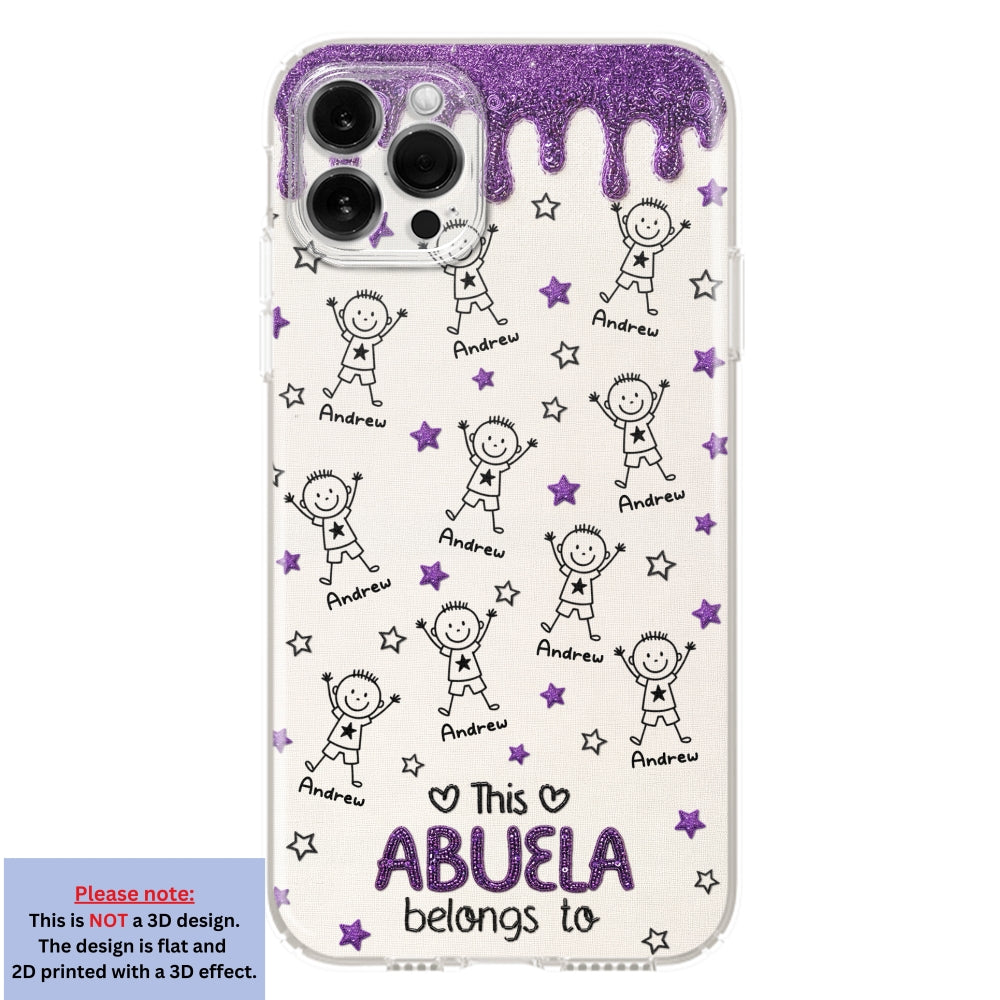 Handmade By Grandma - Personalized 3D Inflated Effect Phone Case