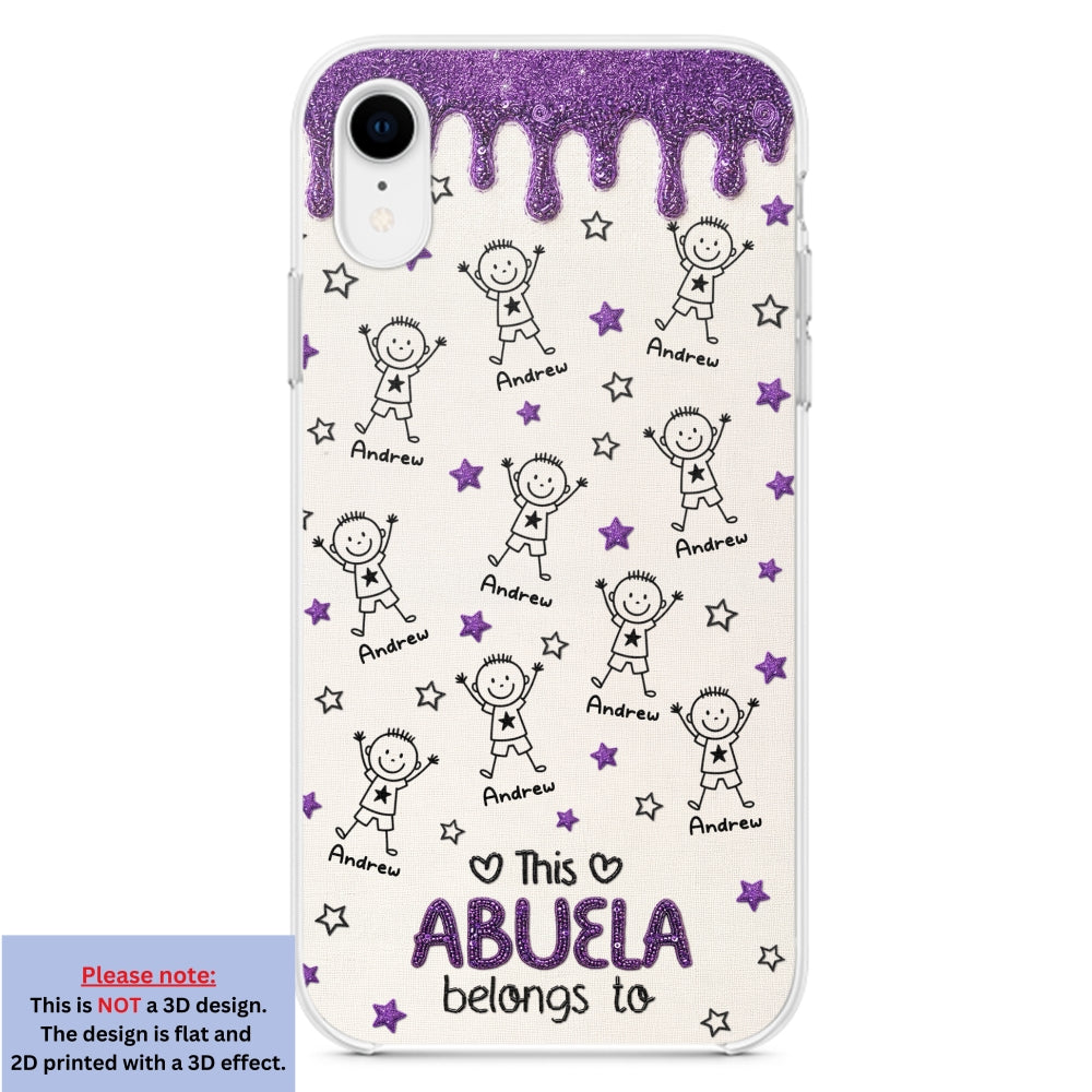 Handmade By Grandma - Personalized 3D Inflated Effect Phone Case