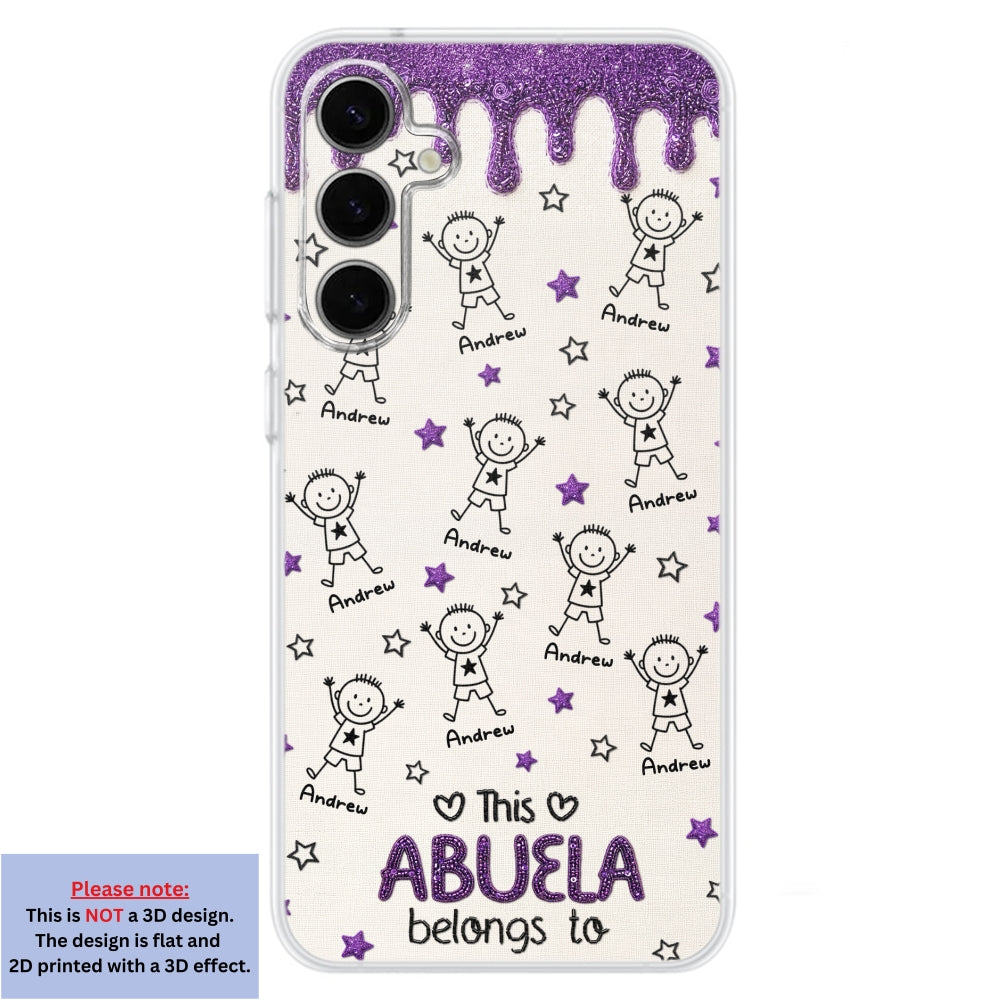 Handmade By Grandma - Personalized 3D Inflated Effect Phone Case