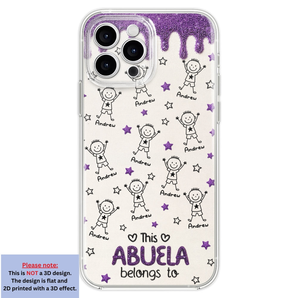 Handmade By Grandma - Personalized 3D Inflated Effect Phone Case