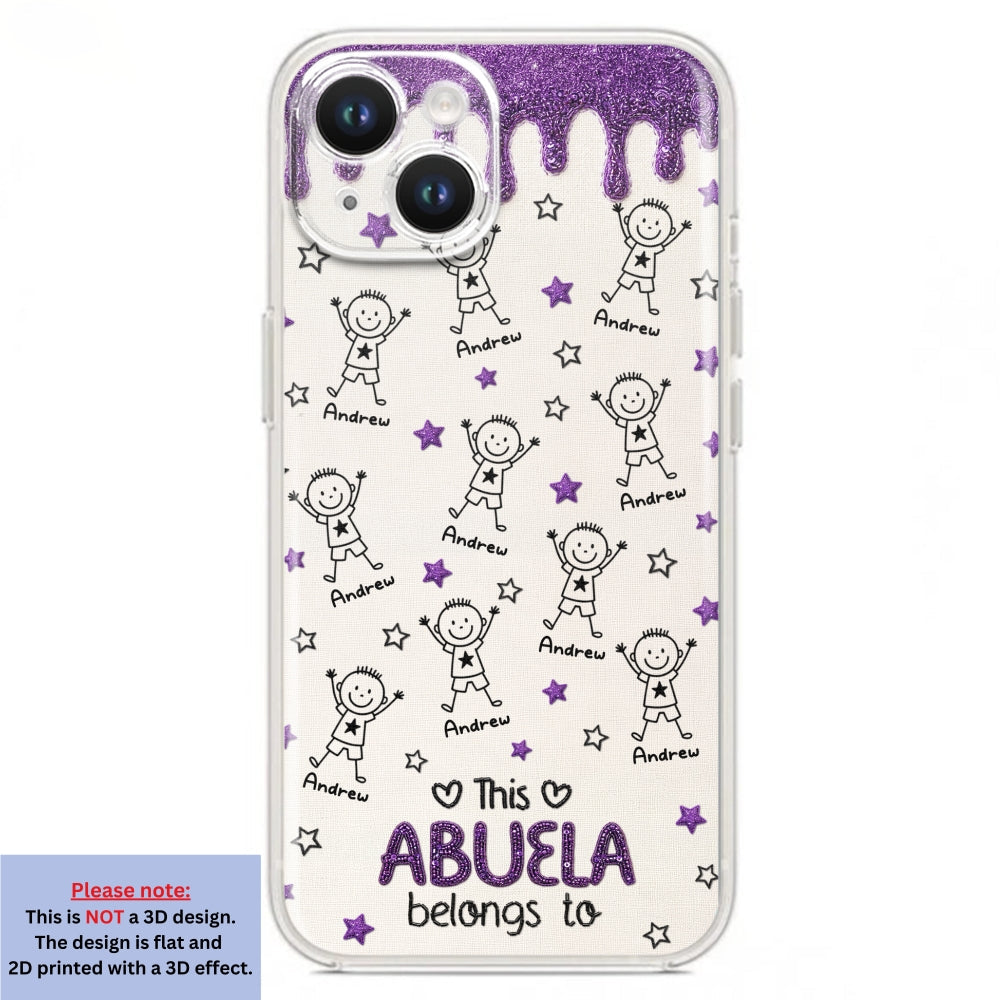 Handmade By Grandma - Personalized 3D Inflated Effect Phone Case