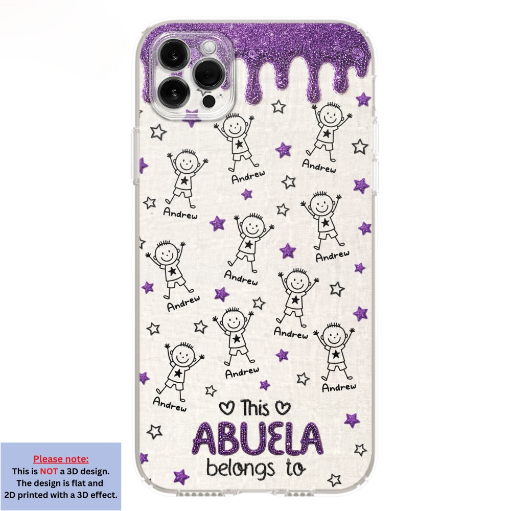 Handmade By Grandma - Personalized 3D Inflated Effect Phone Case