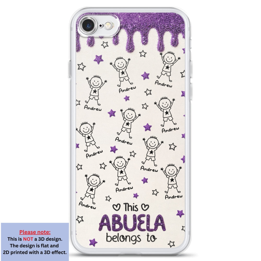 Handmade By Grandma - Personalized 3D Inflated Effect Phone Case