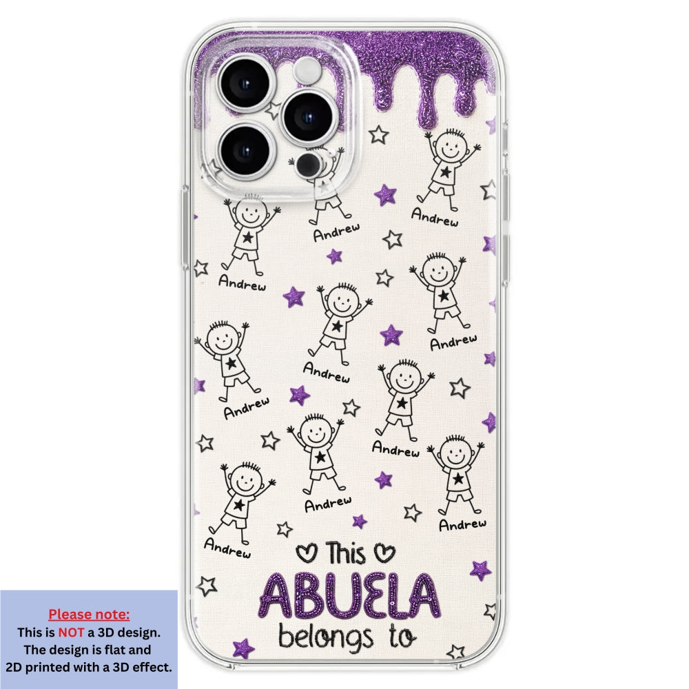 Handmade By Grandma - Personalized 3D Inflated Effect Phone Case