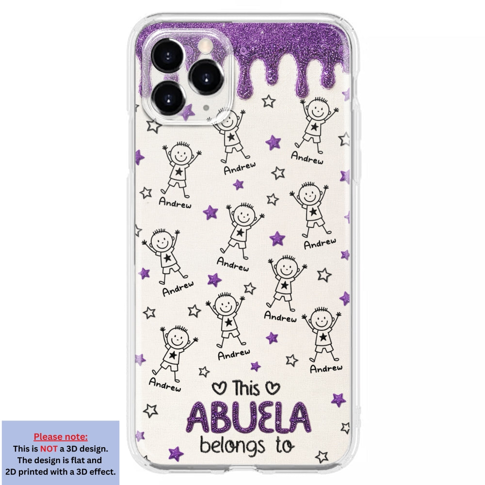 Handmade By Grandma - Personalized 3D Inflated Effect Phone Case