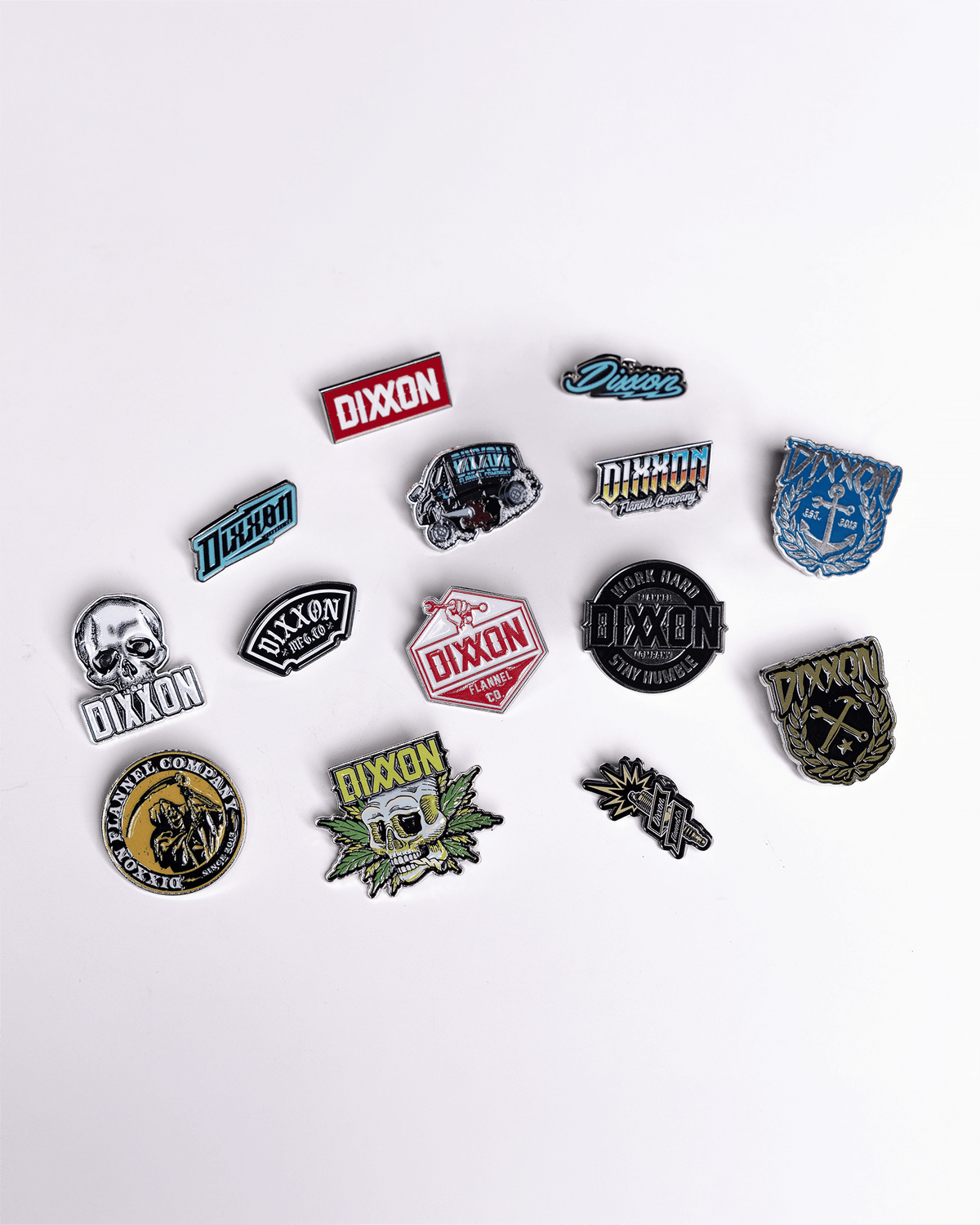 Party Hammer Enamel Pin - Gold & Black