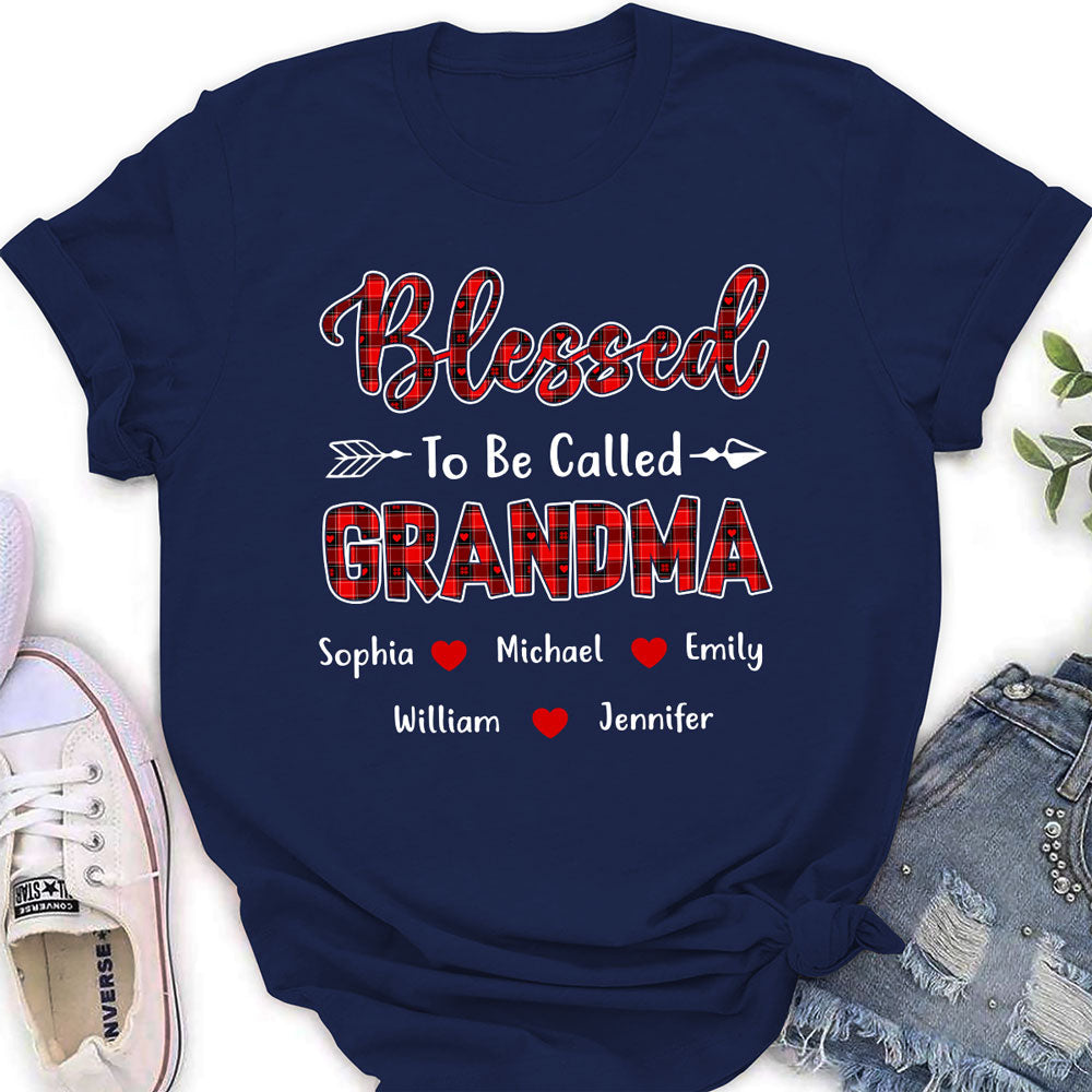 Custom Christmas & Birthday Gift for Grandma • Proud Grandma - Personalized Shirt
