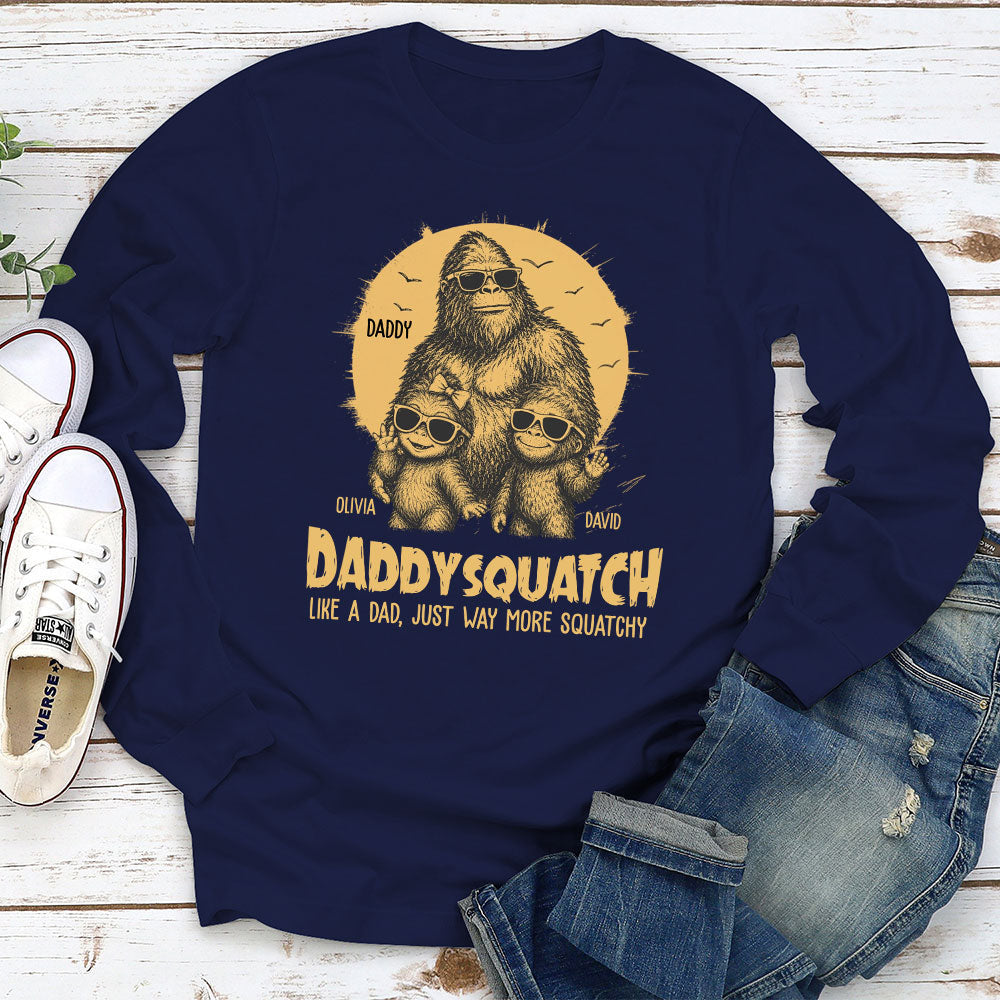 Custom Father's Day, Special Gift for Dad & Grandpa • Squatchy Papa - Personalized Shirt