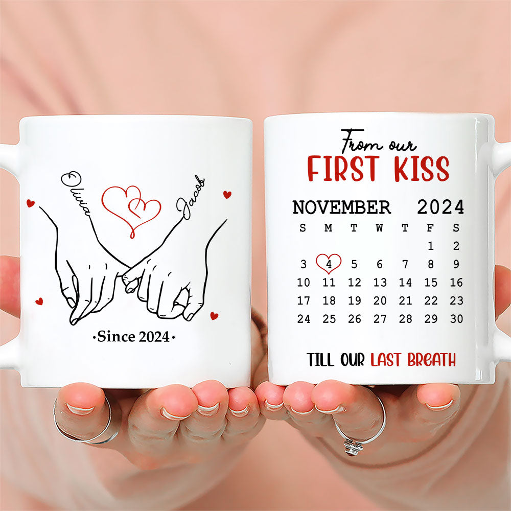 Custom Anniversary Keepsake Gifts For Couple • Forever And Always - Personalized Coffee Mug