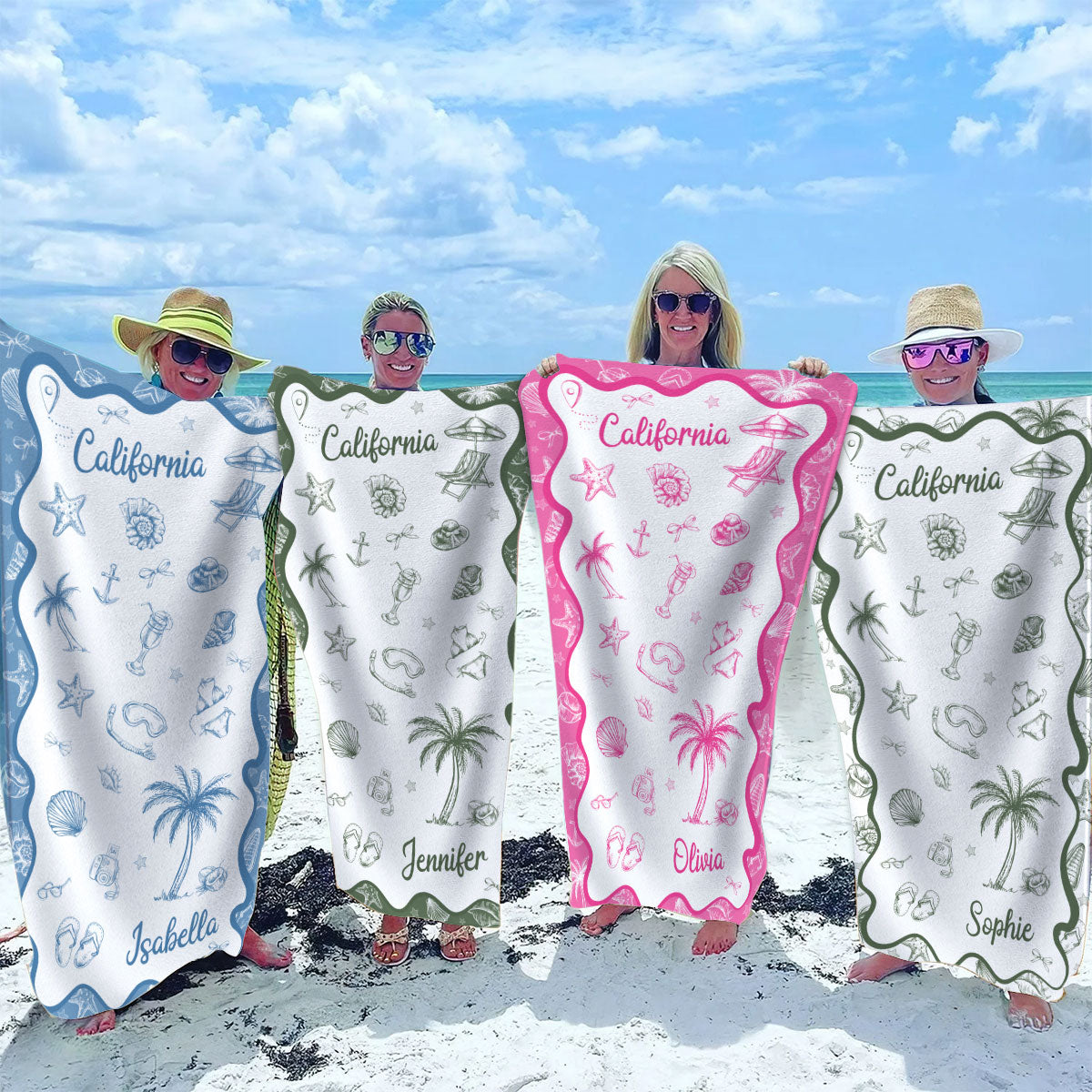 Beach Vacation - Personalized Beach Towel