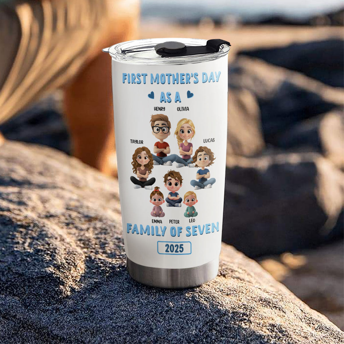 Custom First Mother's Day Birthday Gifts For Wife • First Mother Day - Personalized Tumbler
