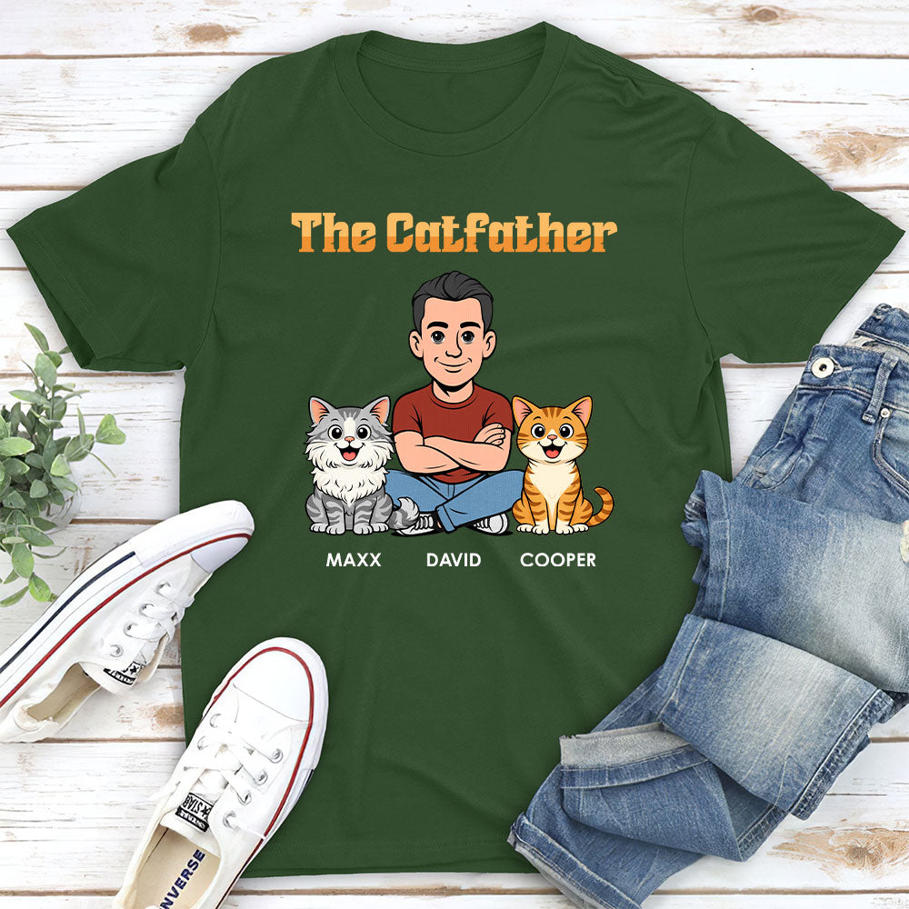 Custom Christmas & Birthday Keepsake Gift • The Catfather Retro - Personalized Shirt - Sweatshirt