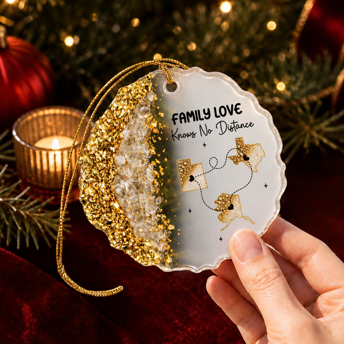 Endless Bond - Personalized Resin Ornament
