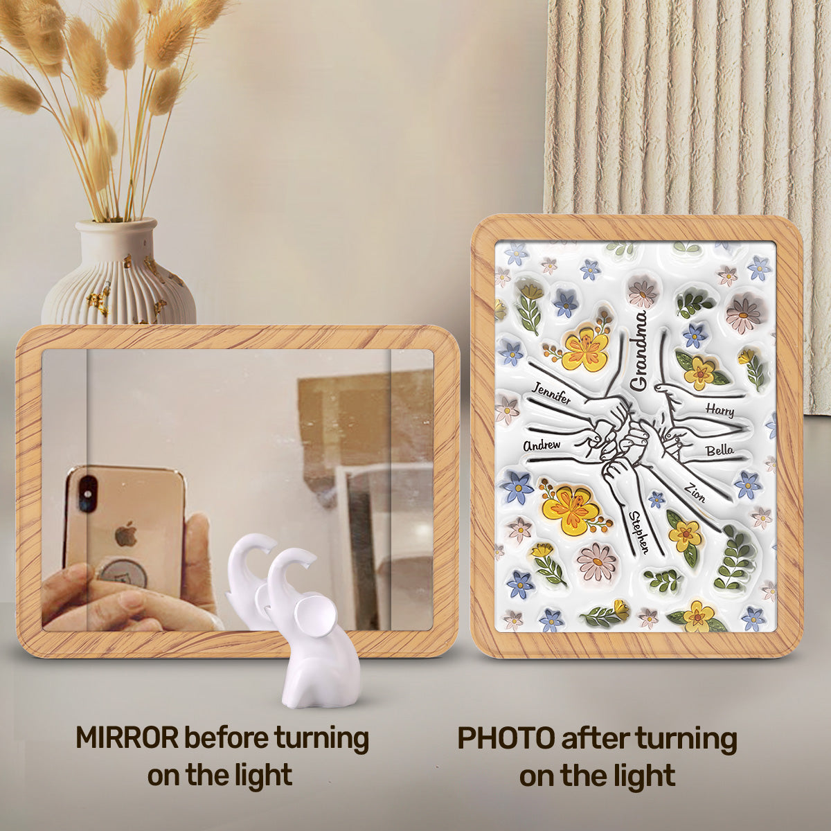 Hold Our Hand - Personalized Magic Mirror
