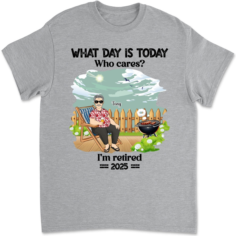 Custom Father's Day, Special Gift for Dad & Grandpa • Legend Has Retired - Personalized Shirt