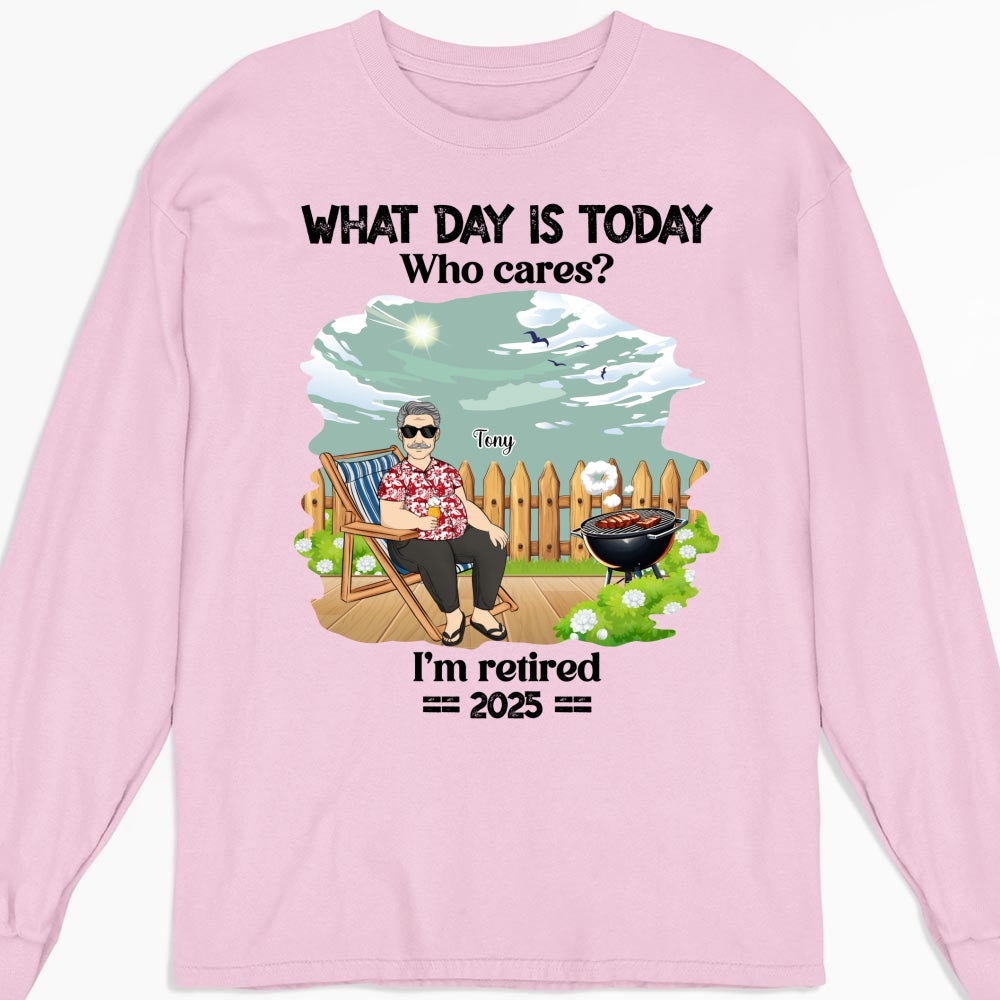 Custom Father's Day, Special Gift for Dad & Grandpa • Legend Has Retired - Personalized Shirt