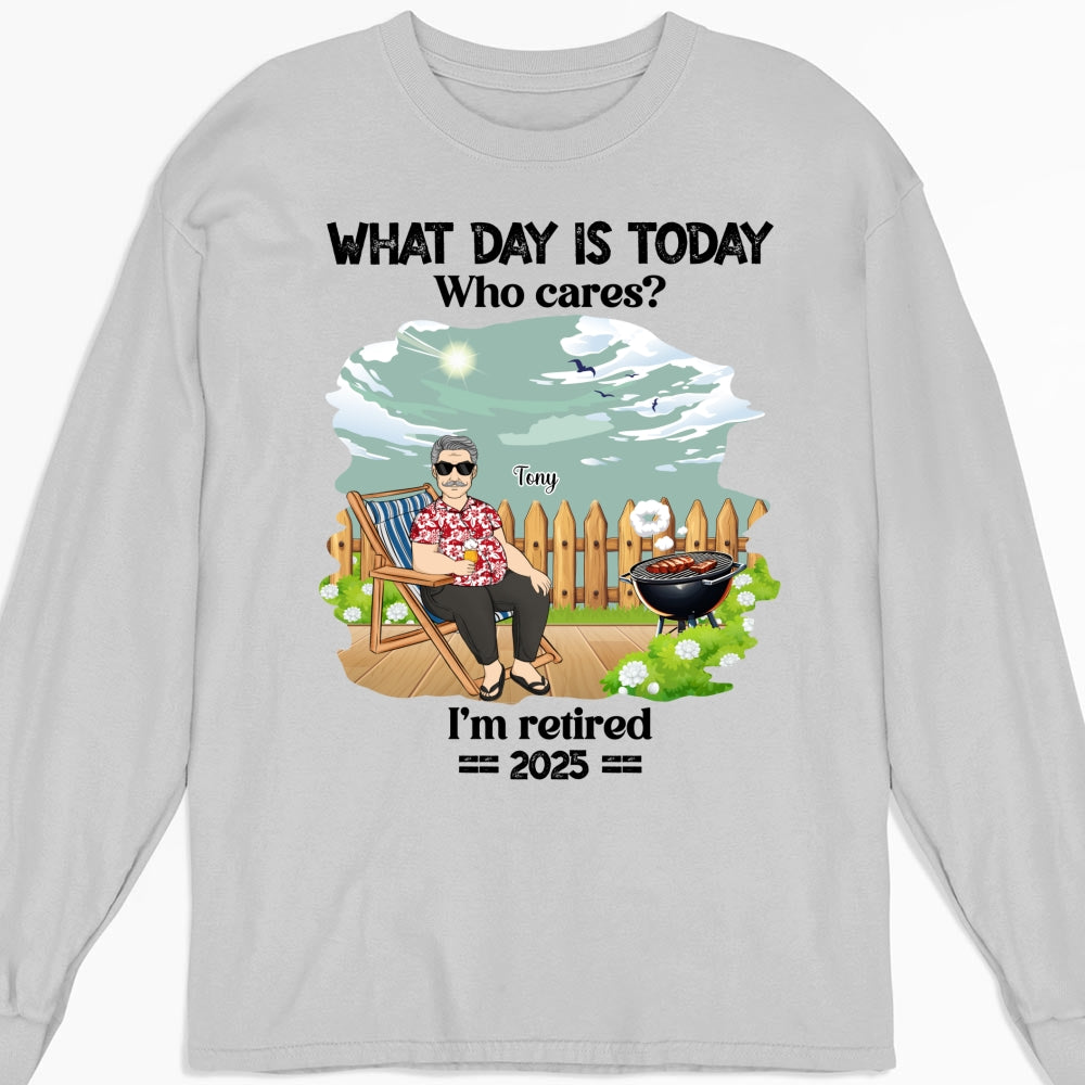 Custom Father's Day, Special Gift for Dad & Grandpa • Legend Has Retired - Personalized Shirt