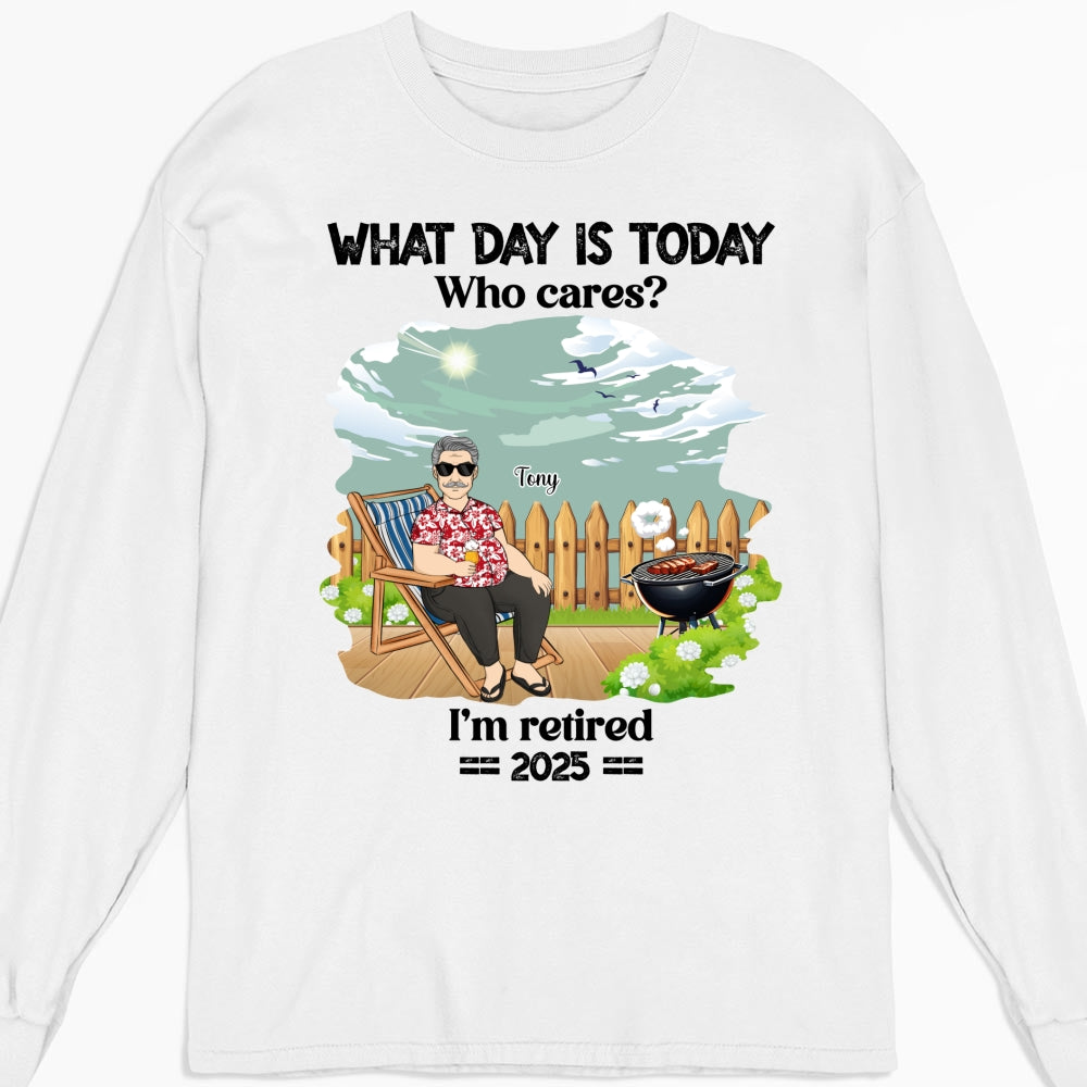 Custom Father's Day, Special Gift for Dad & Grandpa • Legend Has Retired - Personalized Shirt