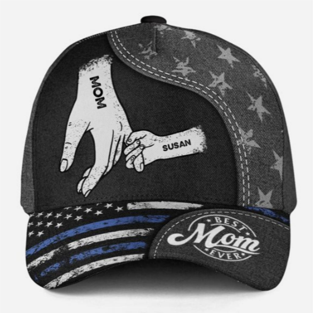 The Power Of Mom Comes From Love - Personalized Classic Cap