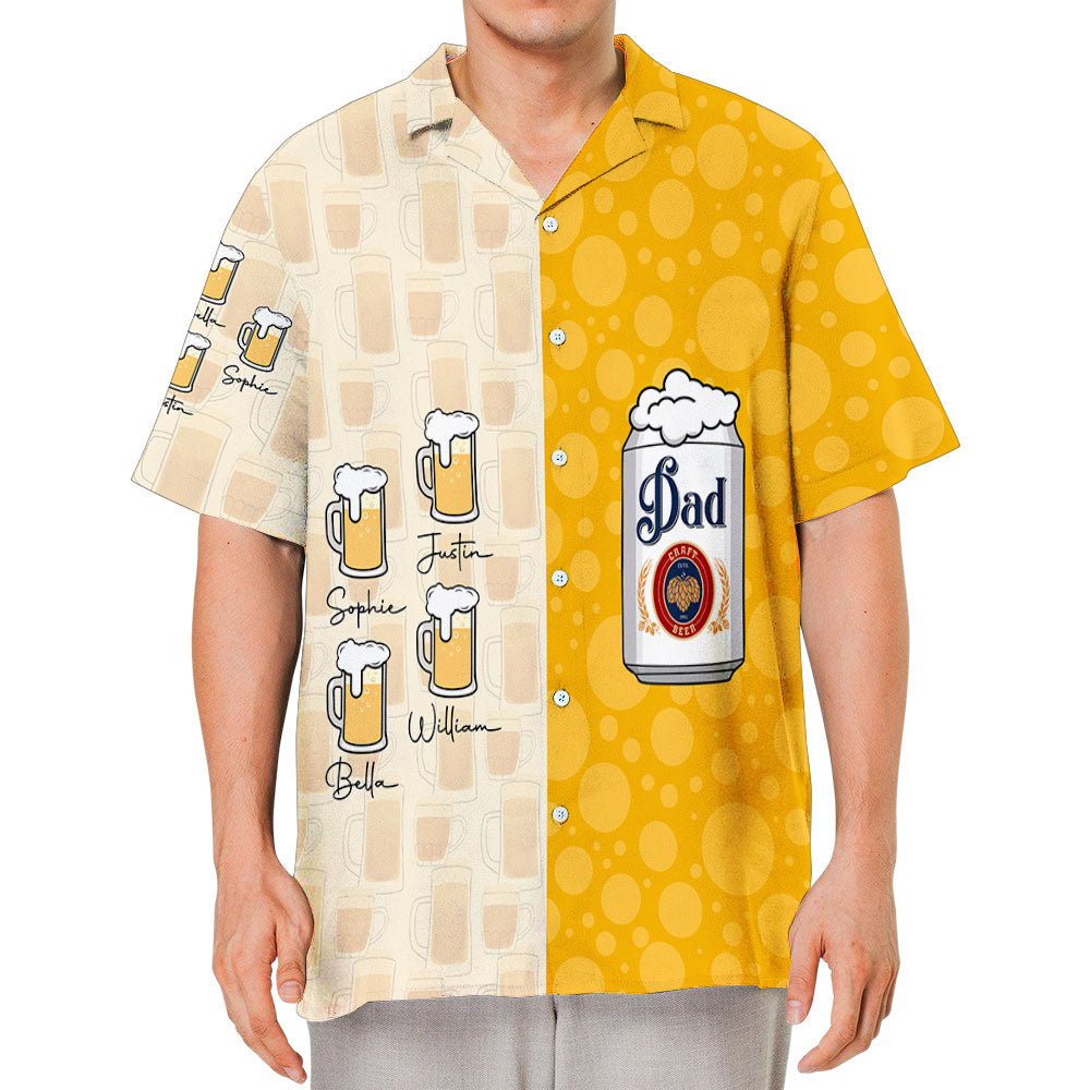The Chill Daddy - Personalized Hawaiian Shirt