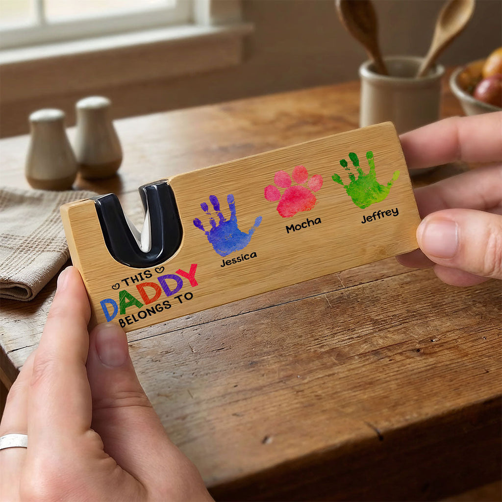 This Daddy Belongs To - Personalized Opener Sharpener Stowel