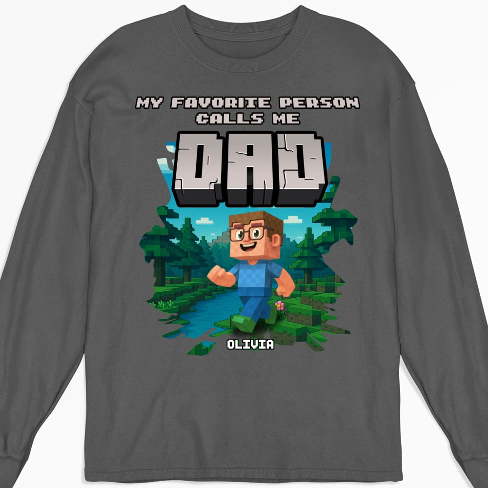 Custom Father's Day, Special Gift for Dad & Grandpa • Papa Favorite People - Personalized Shirt