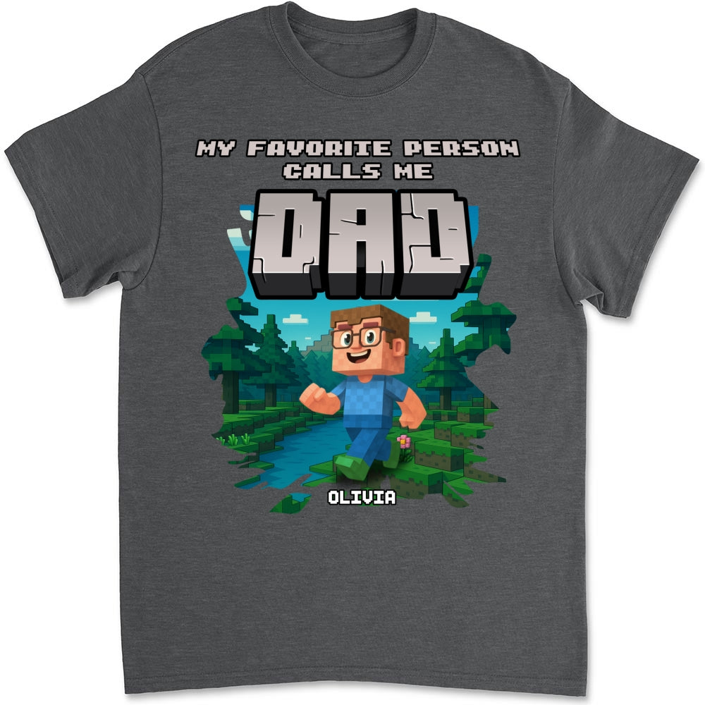 Custom Father's Day, Special Gift for Dad & Grandpa • Papa Favorite People - Personalized Shirt