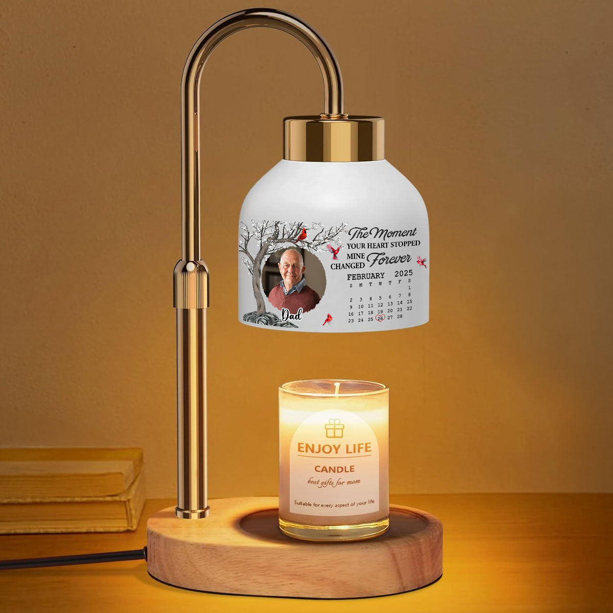 Mine Changed Forever - Personalized Candle Warmer Lamp
