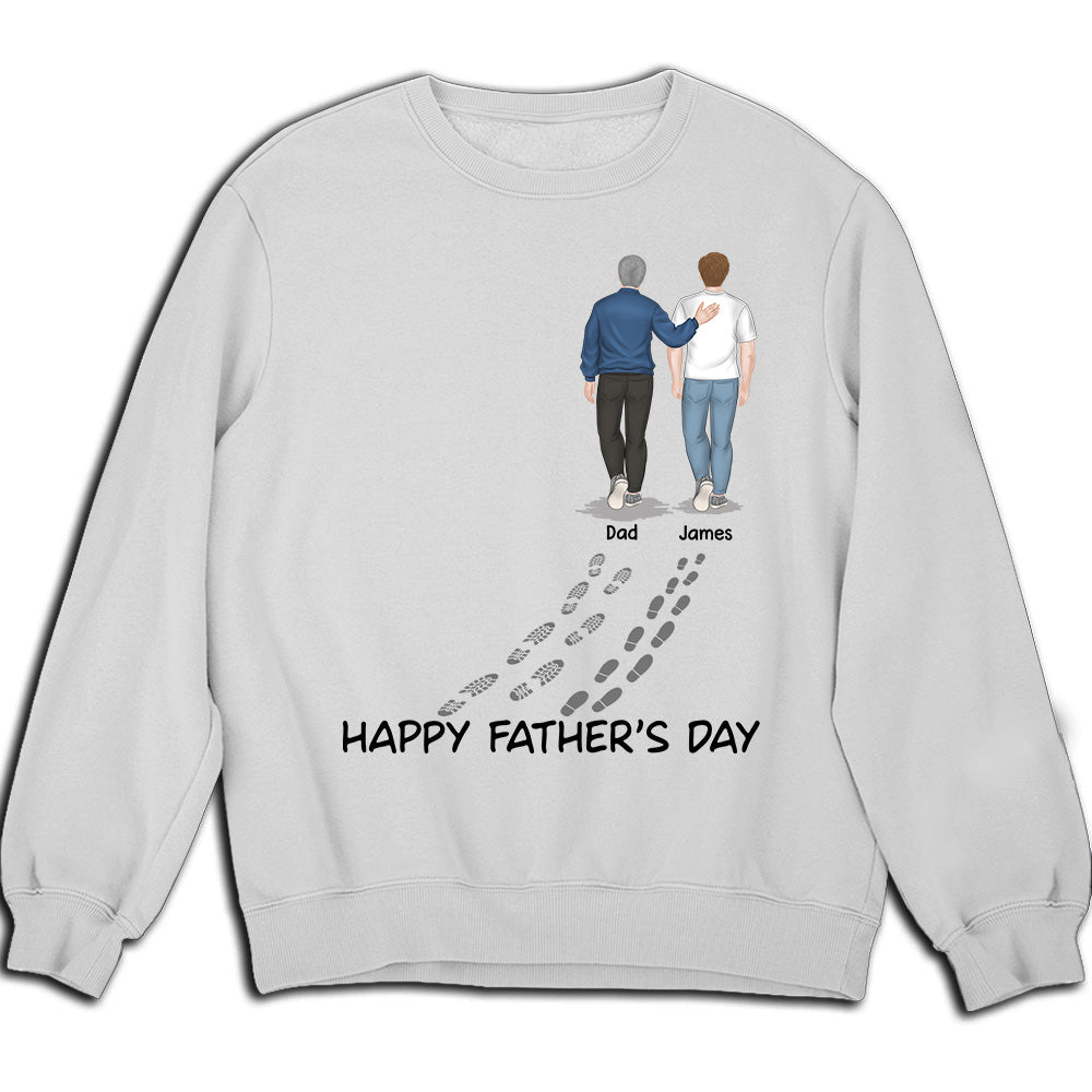 Custom Father's Day, Special Gift for Dad & Grandpa • My Dad Is My Hero - Personalized Shirt