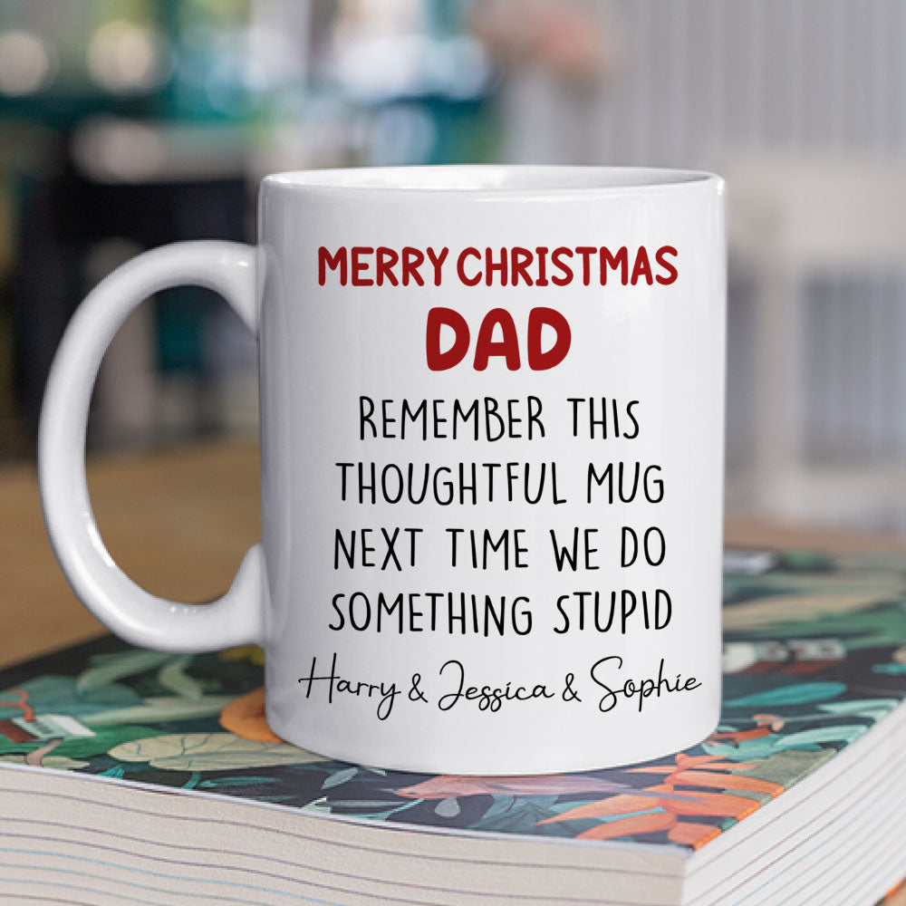 Custom Christmas & Birthday Keepsake Gift • Thoughtful Gift For Parents - Personalized Coffee Mug