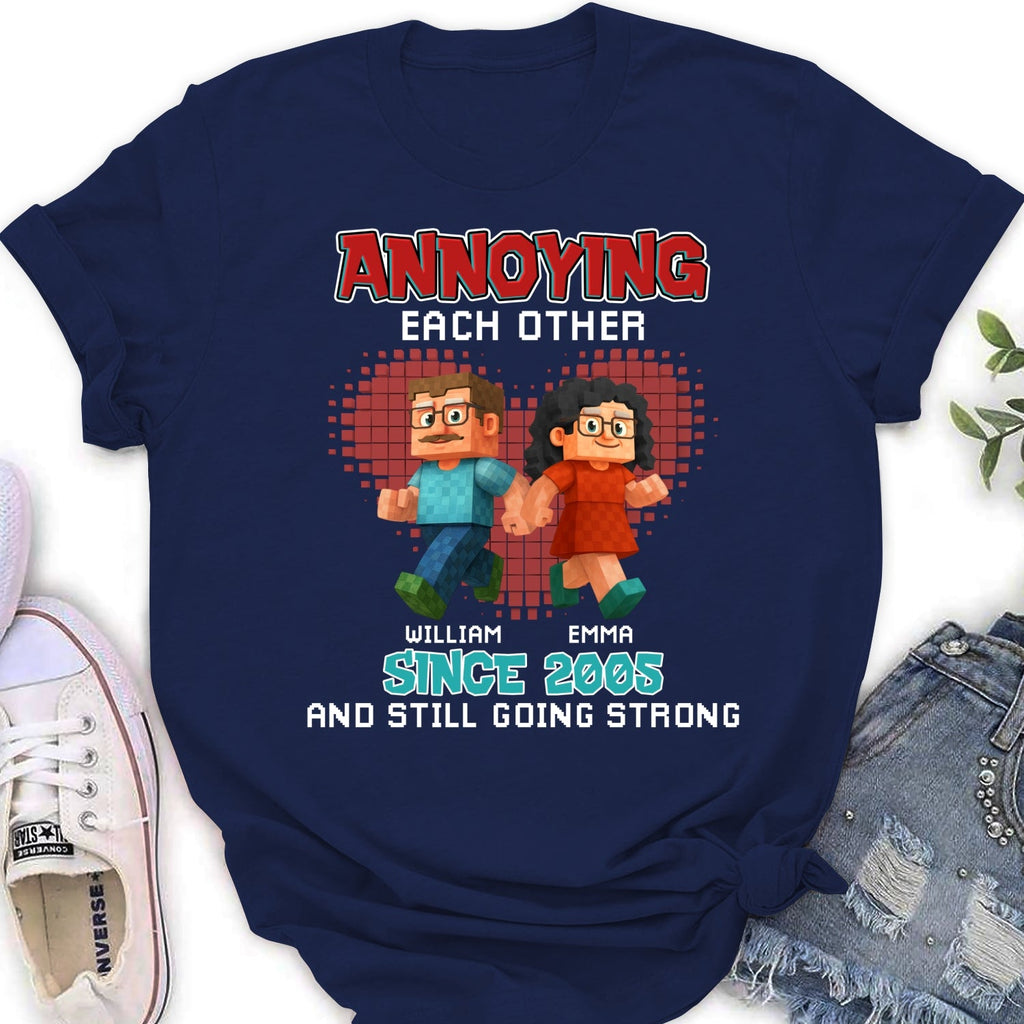 Custom Christmas Anniversary Keepsake Gifts For Husband • In Our World - Personalized Shirt