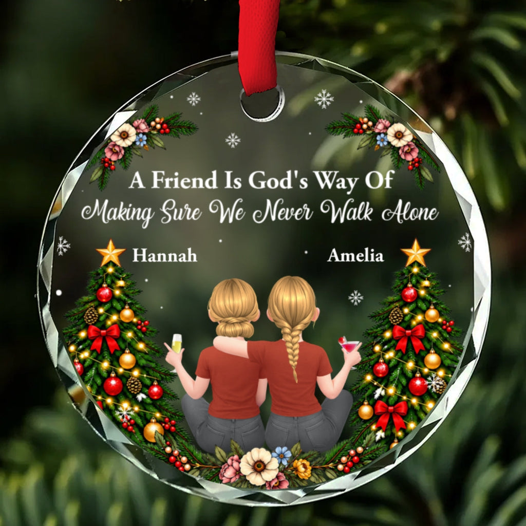 Custom Keepsake Christmas Ornament •  There Will Never Be Another - Personalized Glass Ornament