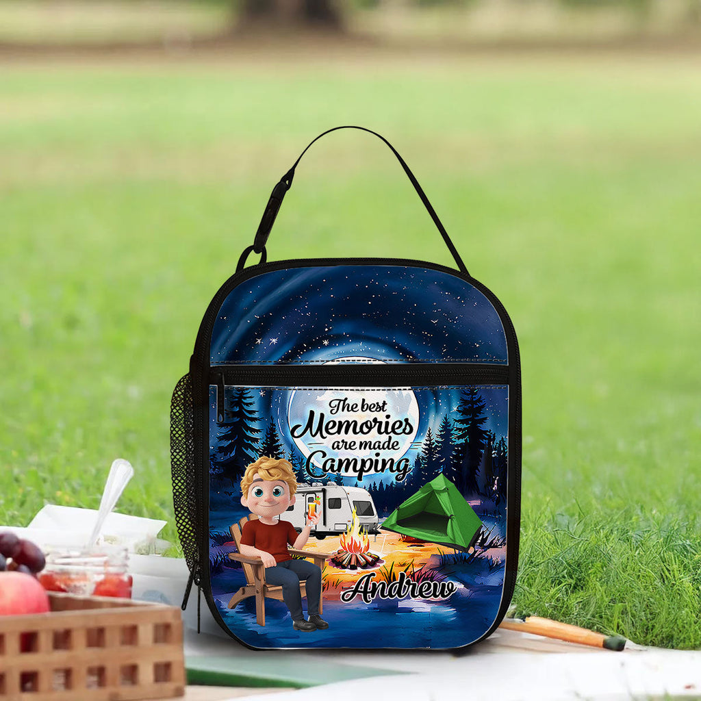 The Best Memories Are Made Camping - Personalized Insulated Lunch Bag