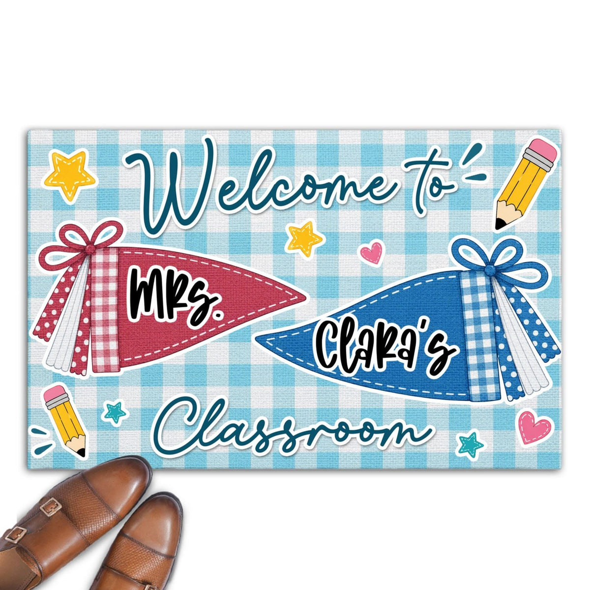 Welcome To Classroom - Personalized Doormat