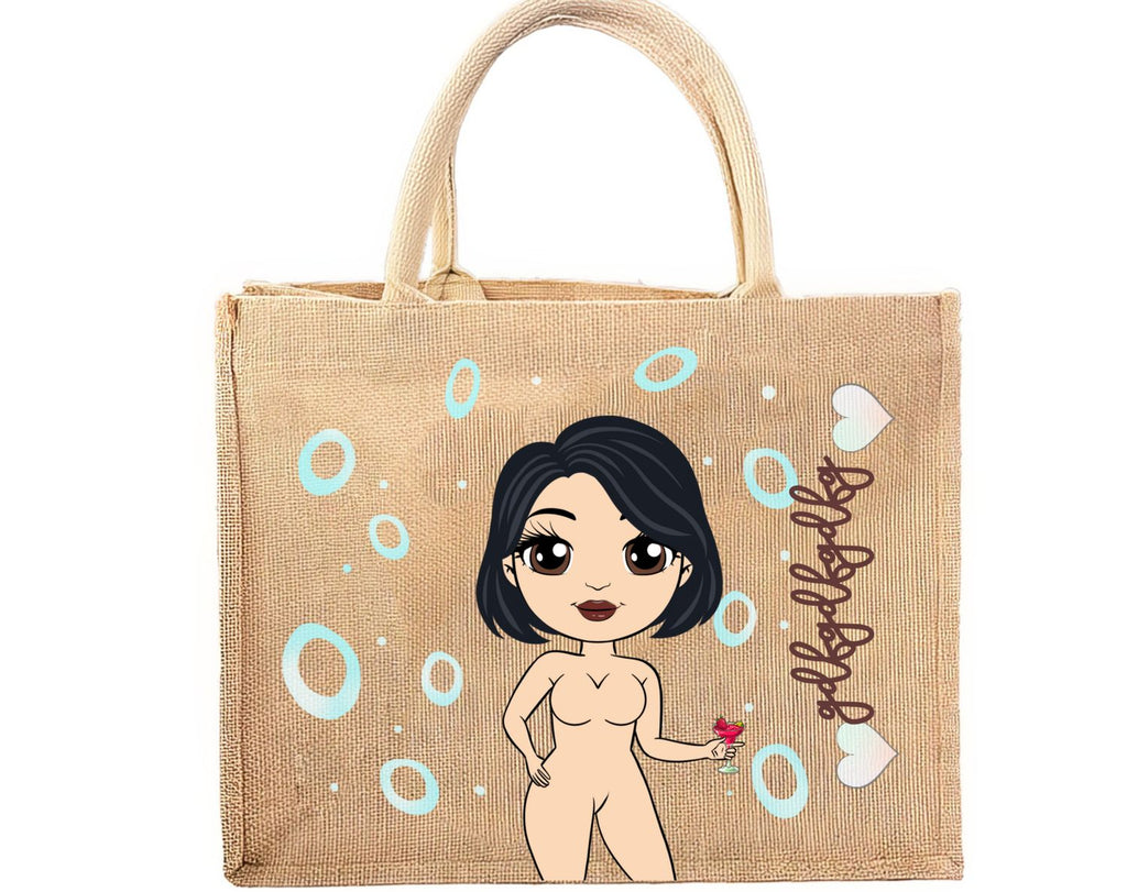 My Adorable - Personalized Jute Tote Bag