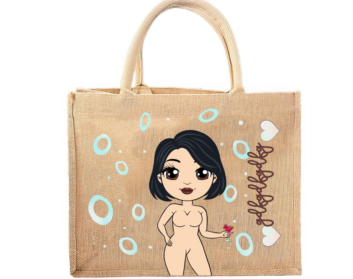 My Adorable - Personalized Jute Tote Bag