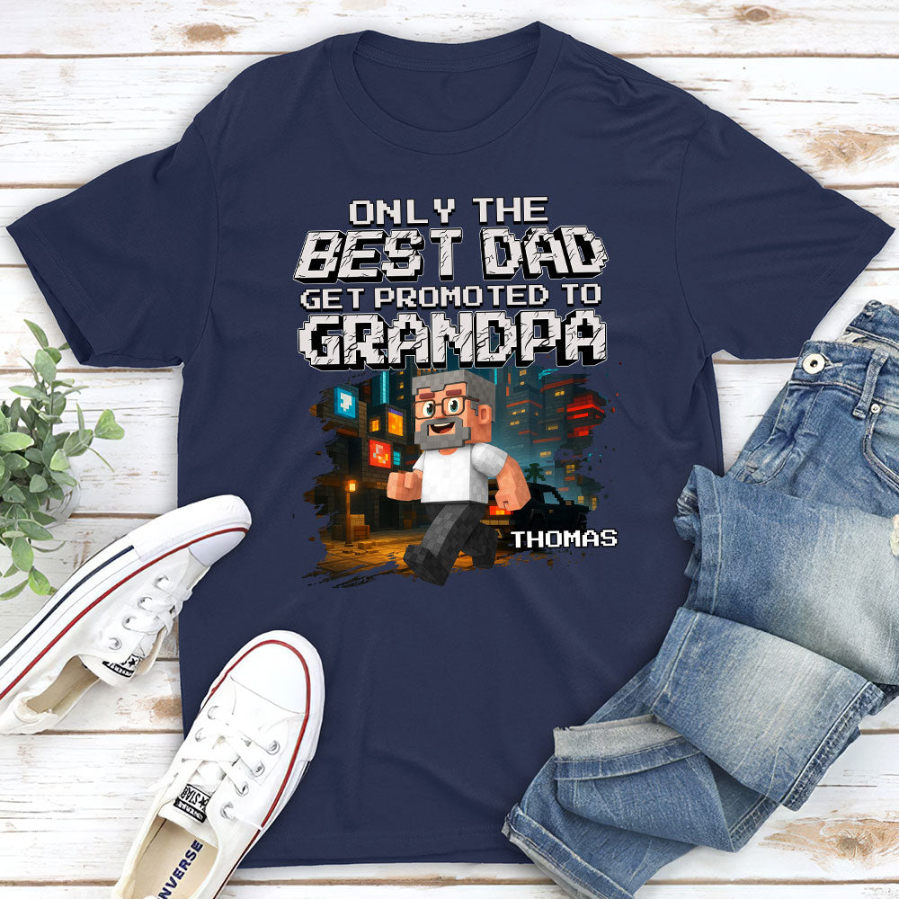Custom First Father's Day, Christmas Gift for New Dad • Soon To Be Grandpa - Personalized Shirt