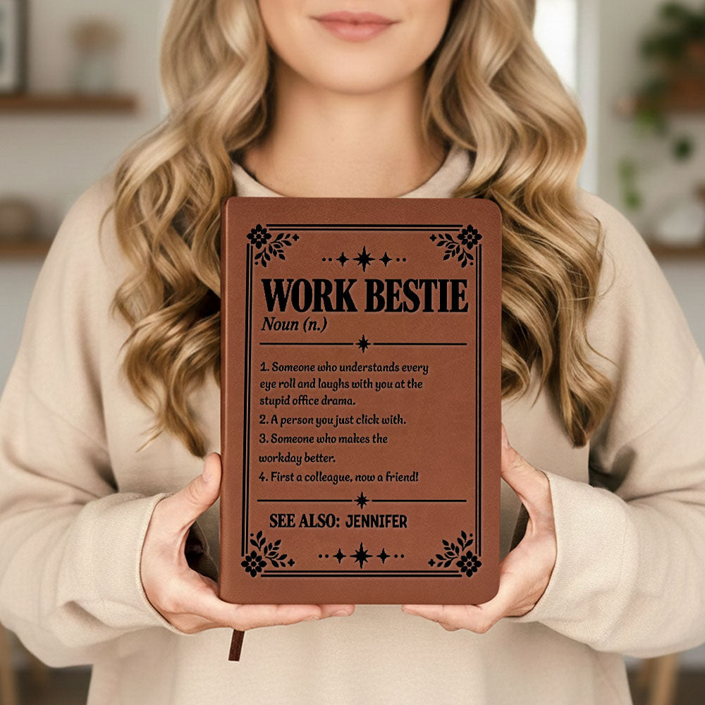 Emotional Support - Personalized Leather Journal