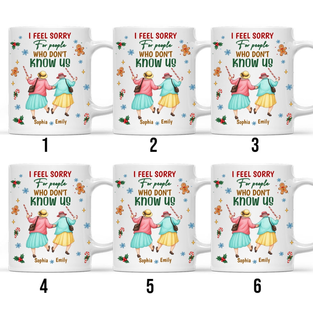 Custom Christmas & Birthday Gift for Brother & Sister • Besties For Life - Personalized Coffee Mug