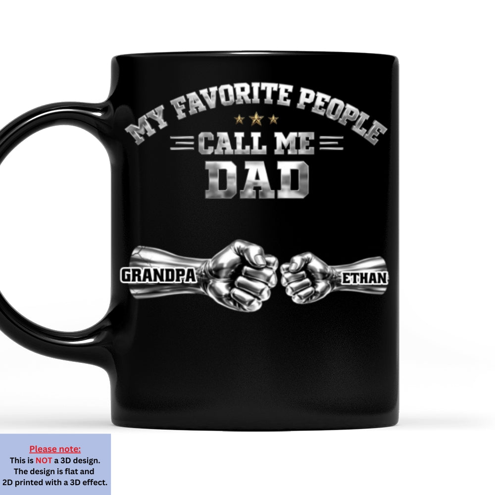 Custom Christmas & Birthday Keepsake Gift • Favorite People - Personalized Coffee Mug